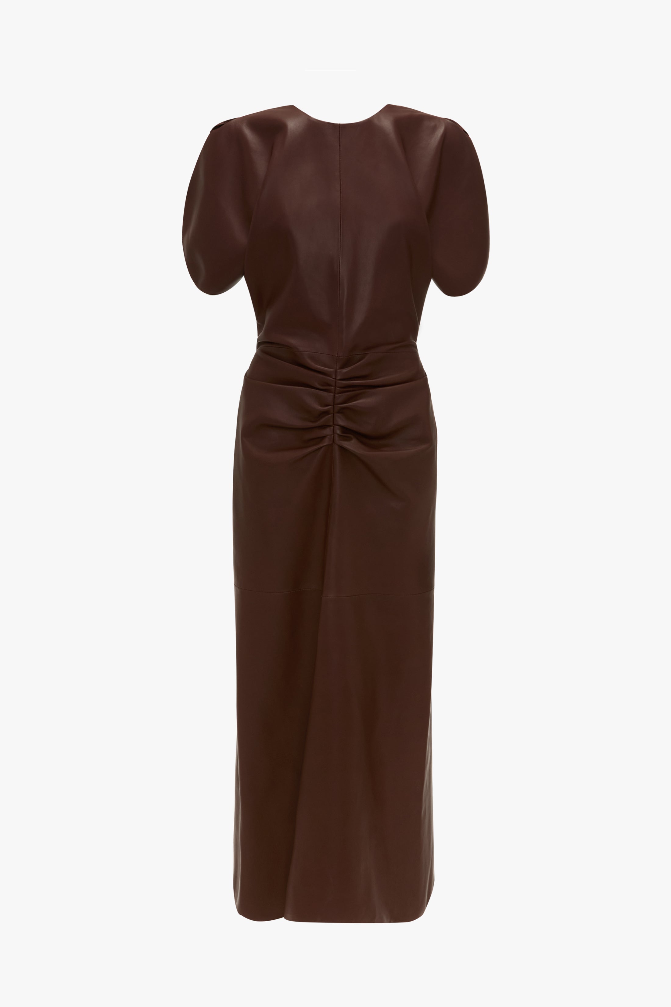 Bela Midi Dress In Burgundy
