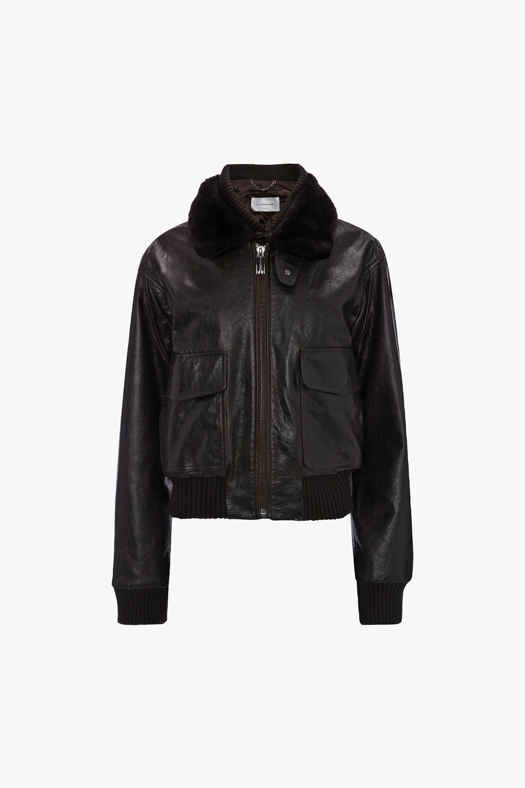 Aviator Jacket In Dark Brown